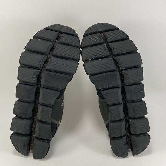 On Cloud 5 Waterproof Running Shoes Womens Size 7.5 Black Athletic Slip On - Picture 8 of 12